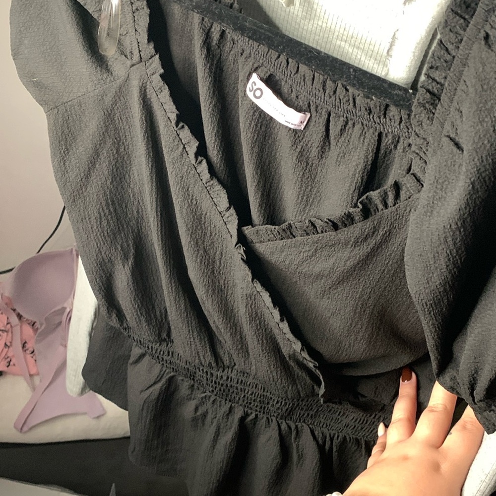 SO BLACK BLOUSE MEDIUM